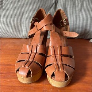 Madewell Andie Fisherman platform clog